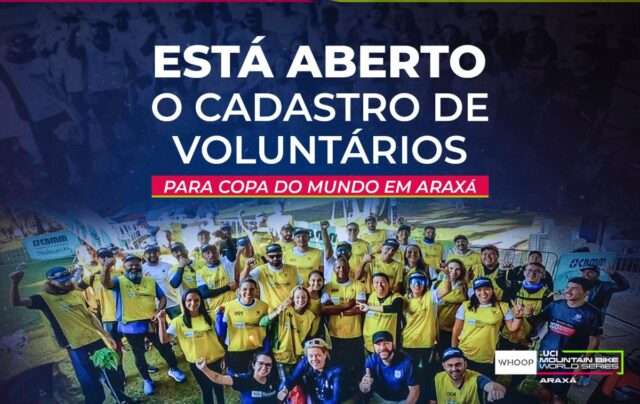 Organização abre inscrições para voluntários na Copa do Mundo de MTB de Araxá